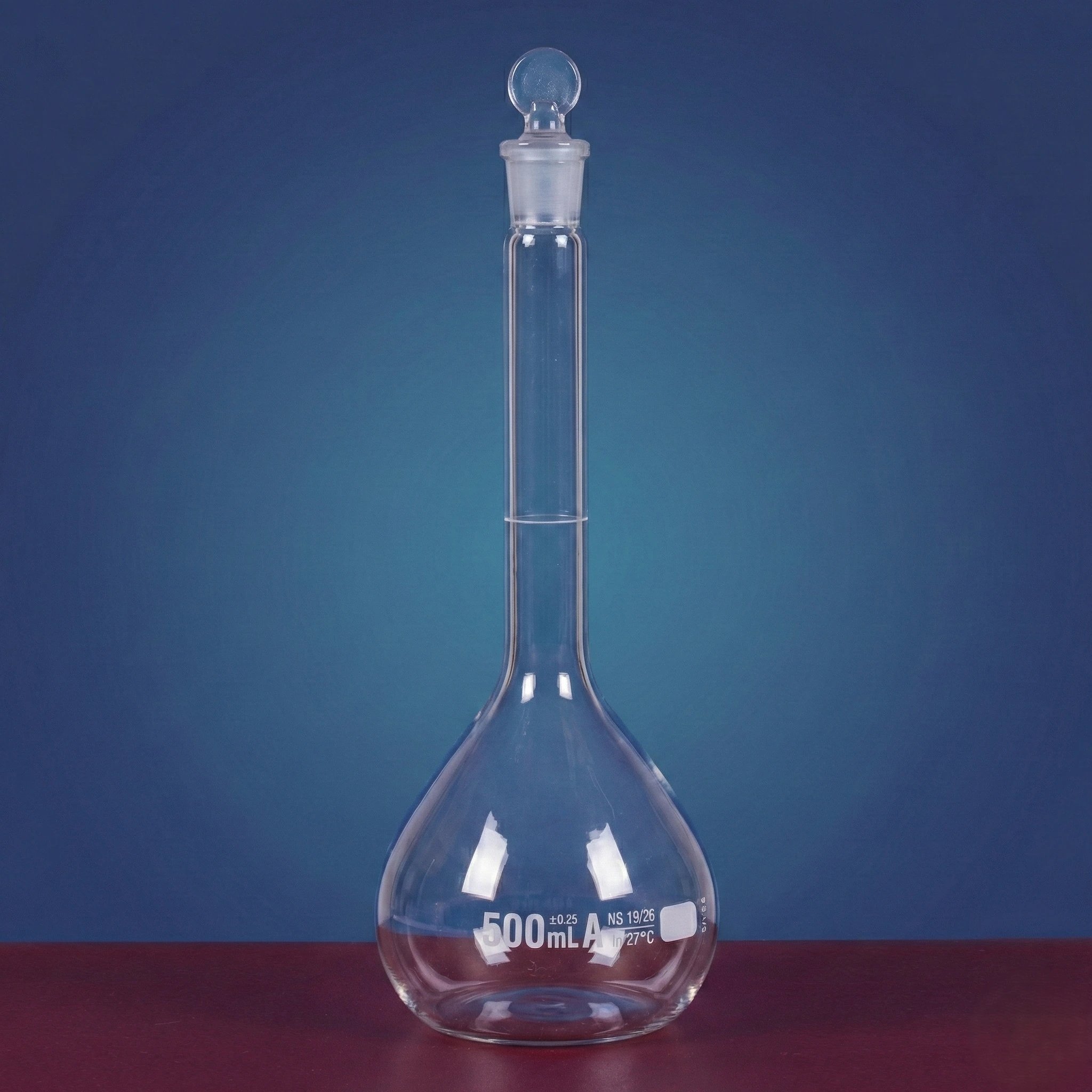 Volumetric Flask Clear Glass Class A