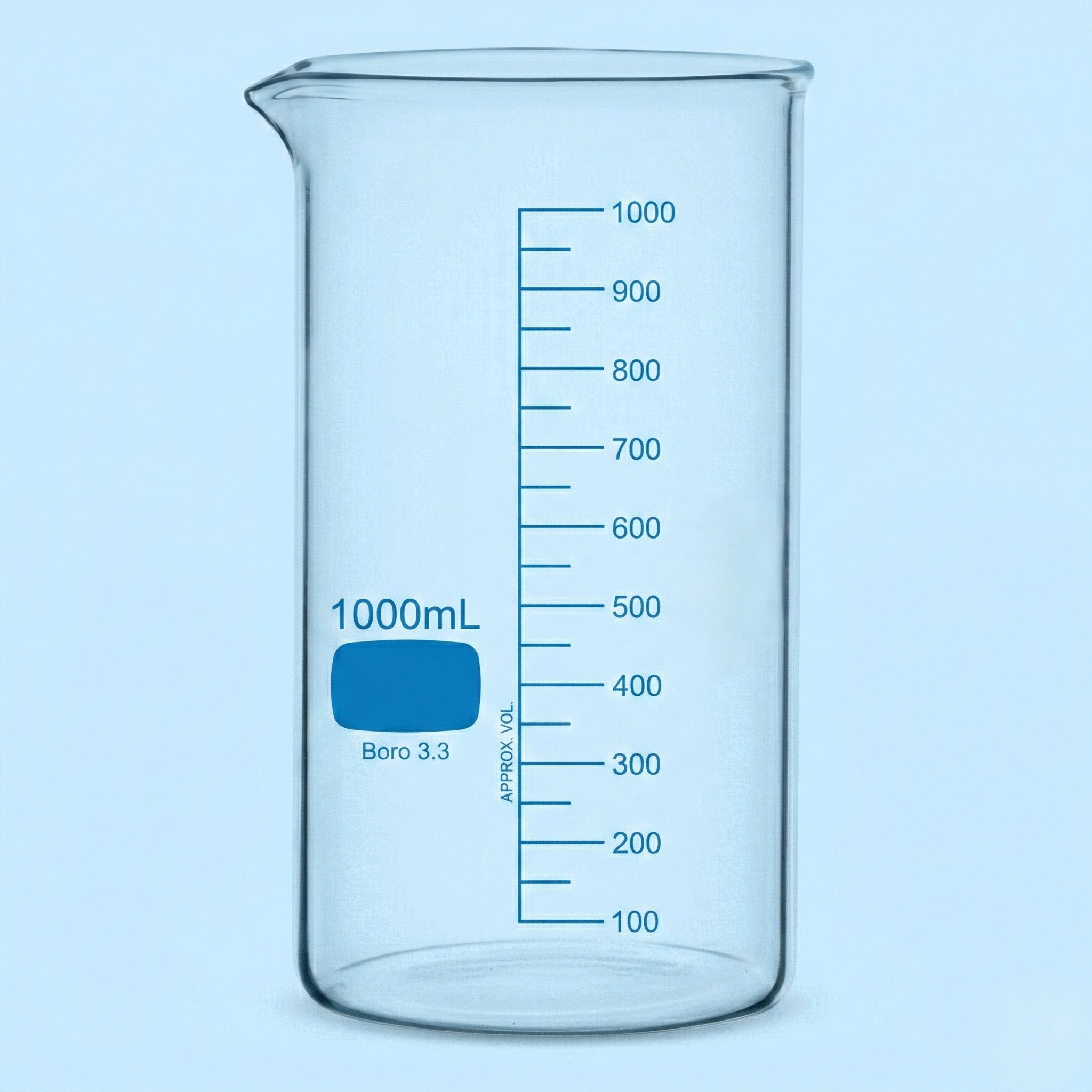 Berzelius Beaker, Tall Form With Spout