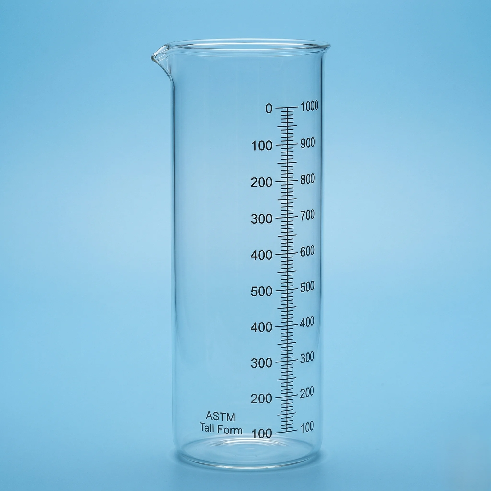 Beakers - Glass, Astm, Tall Form With Spout