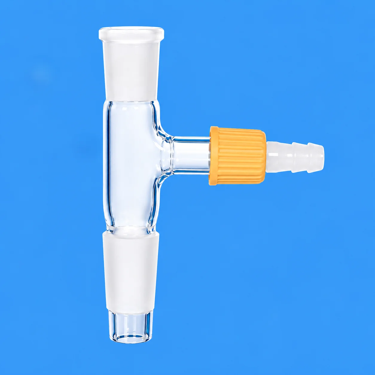 ADAPTERS SOCKET TO CONE (Tee Connection) - Premium laboratory glassware from Yash Instrument Company