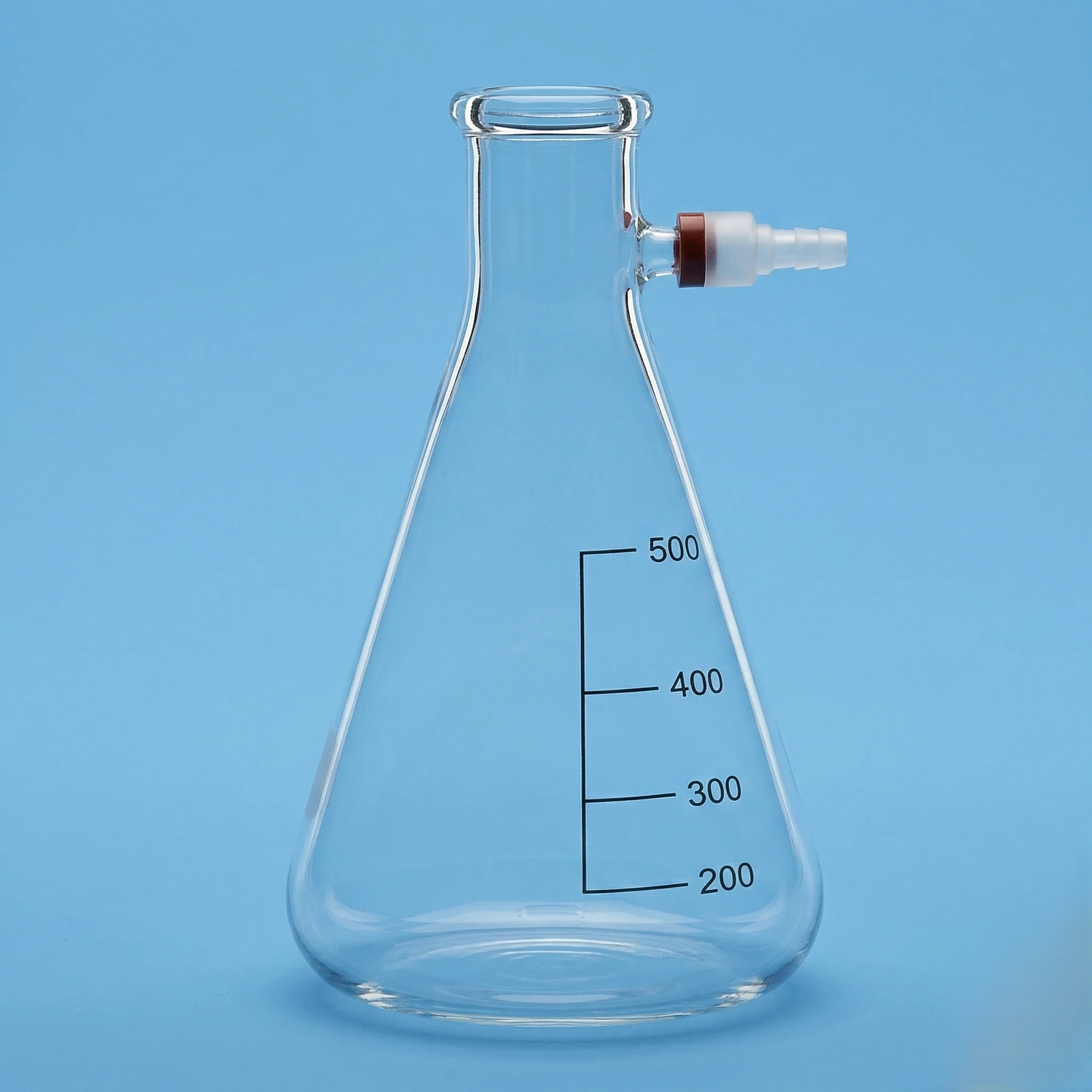 Flasks - Filtering With Plastic Connector
