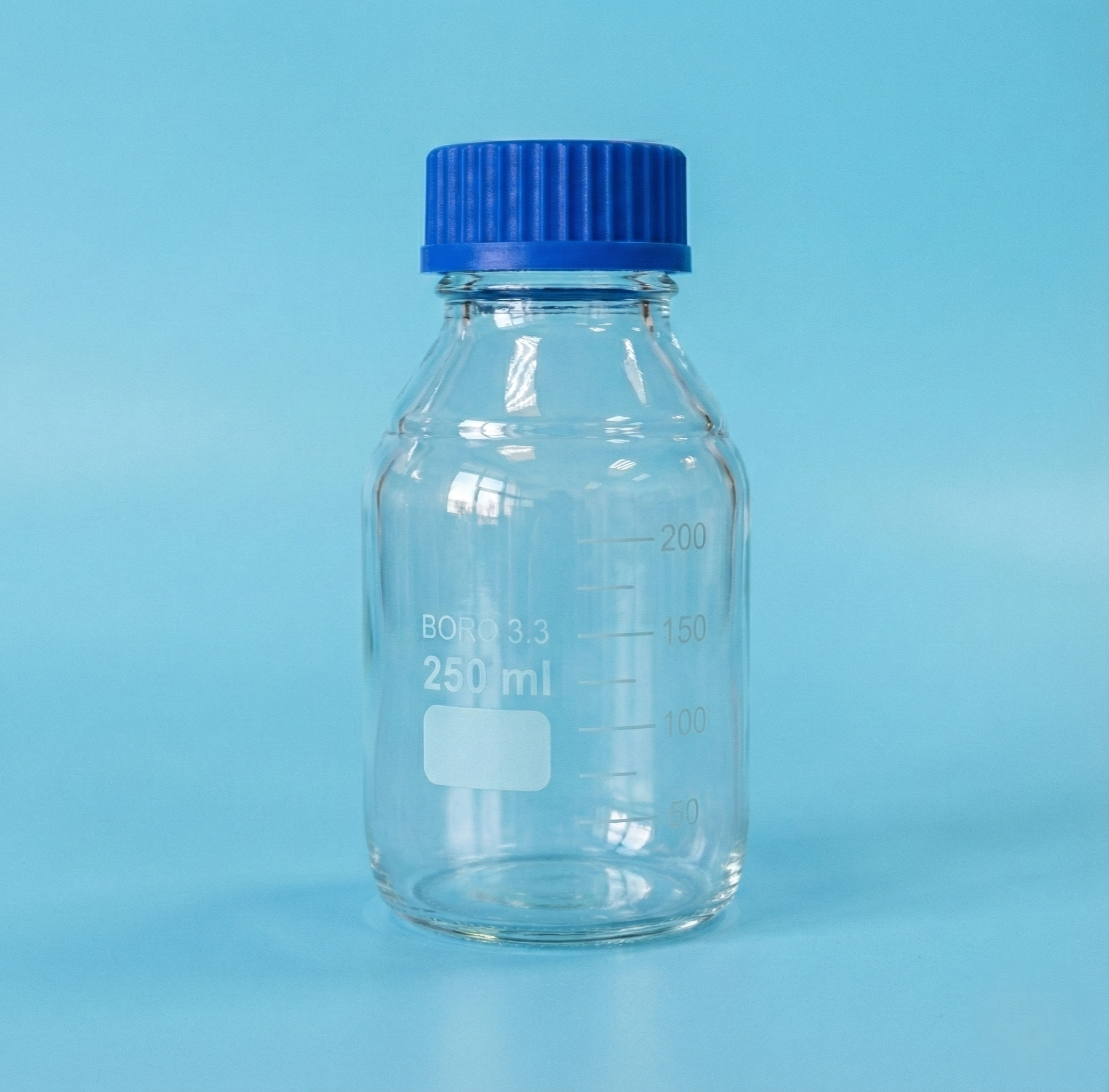Reagent Bottle (Screw cap, clear glass) - Premium laboratory glassware from Yash Instrument Company