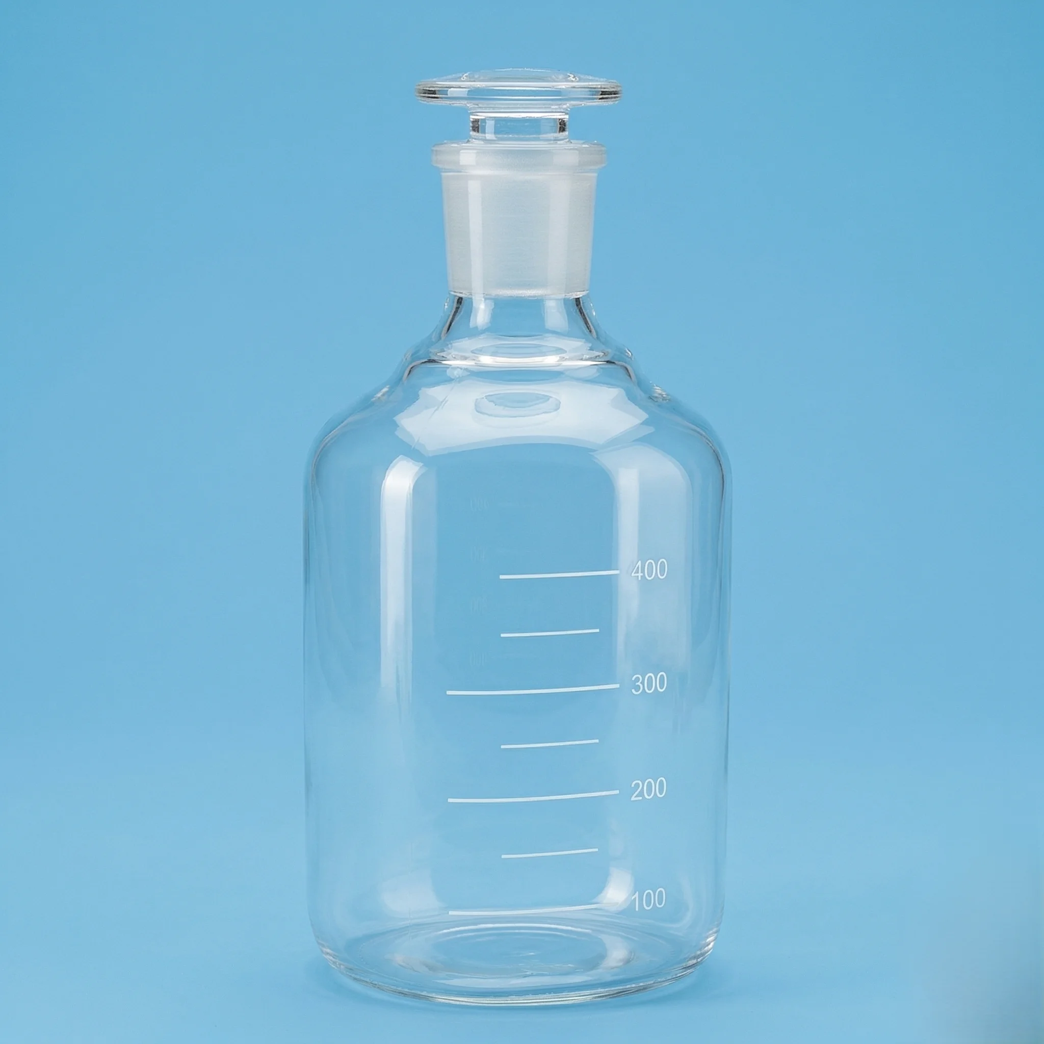 Reagent Bottles - Graduated With Solid Glass  Stopper