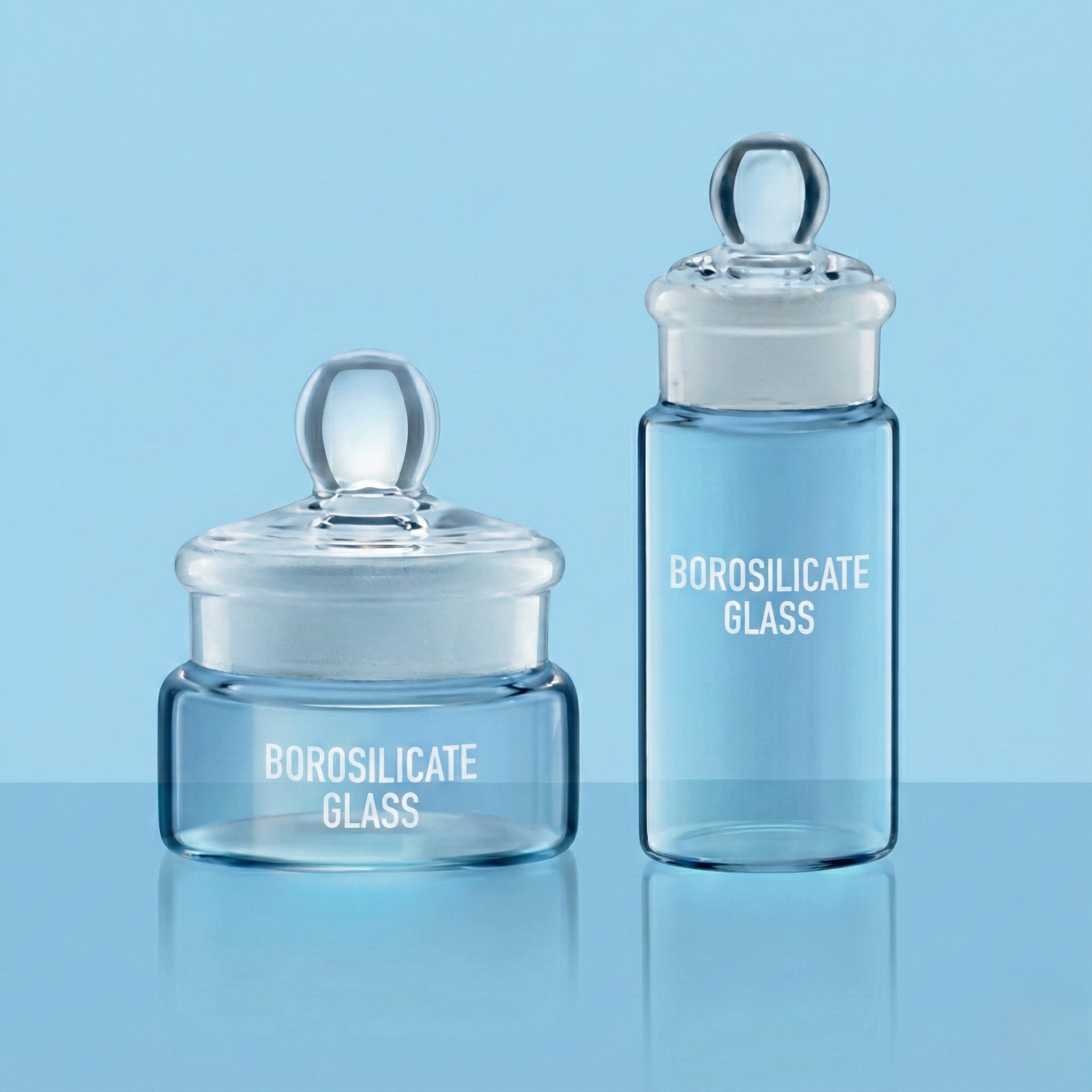 Weighing Bottle with I/C Glass lid - Premium laboratory glassware from Yash Instrument Company